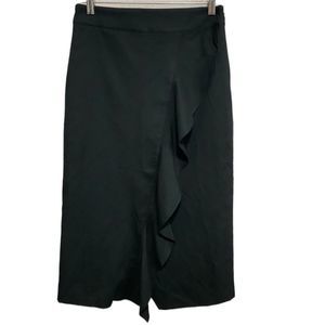 GAP NWT black ruffle skirt size 4